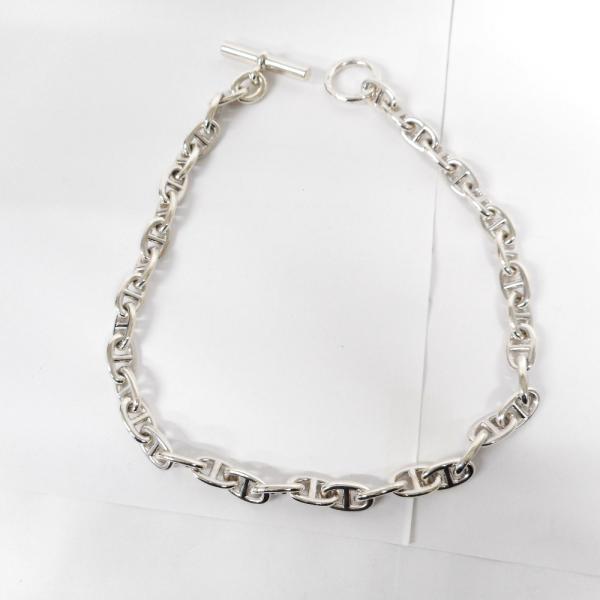 【希少レア】ヴィンテージ シルバー ネックレス シェーヌダンクル風 HERMES（エルメス） ID851319D ネックレス シェーヌダンクルMM
