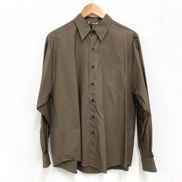 IT106451 オーラリー 長袖シャツ WASHED FINX TWILL BIG SHIRT
