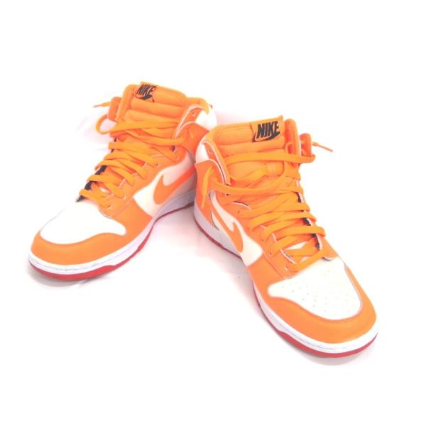 NA413761 ナイキ 靴/スニーカー ダンク ハイ バイユー DUNK HIGH BY YOU DJ7023-991 オレンジ/ホワイト系 30cm メンズ NIKE 中古