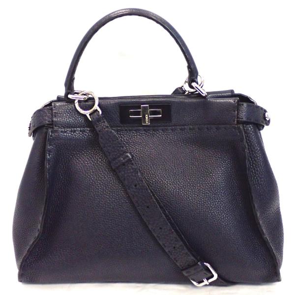 【極美品】フェンディ ピーカブー ミディアム セレリア 2way ハンドバッグ Used FENDI フェンディ ピーカブー アイコニック ミディアム