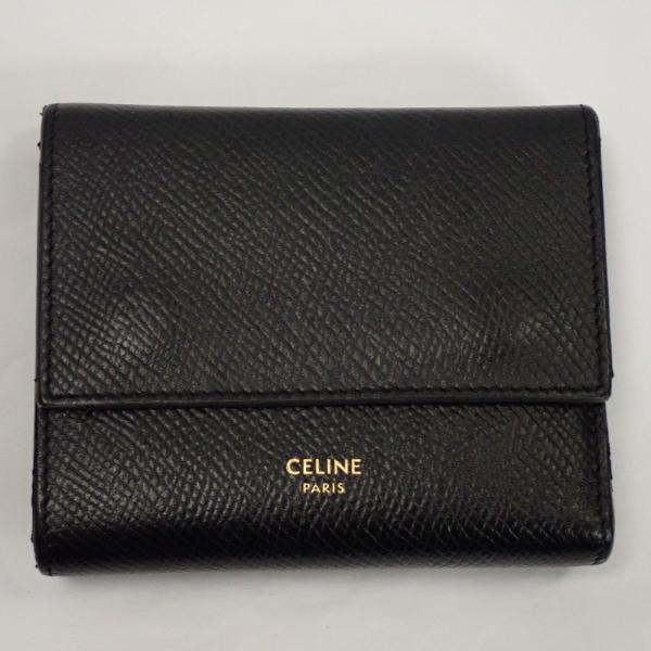 CELINE（セリーヌ） Th660841 スモールトリフォールドウォレット 本革