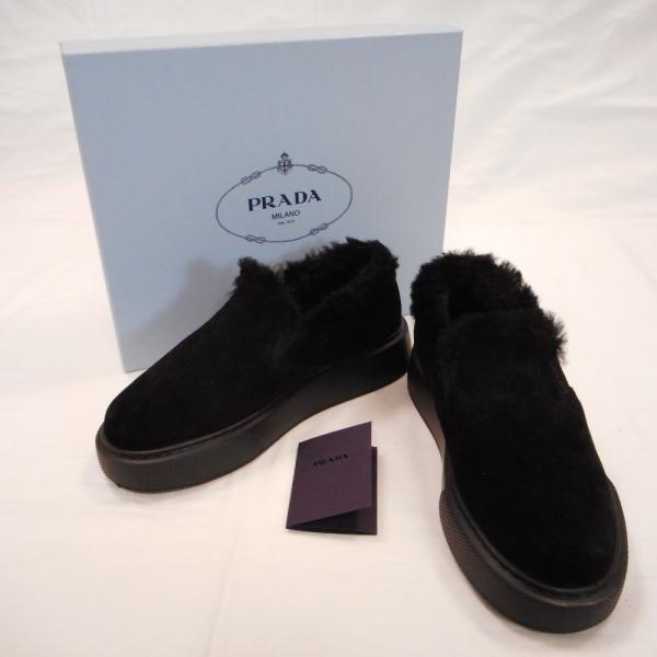 ■ 46386★プラダスポーツ シューズ ローファー スリッポン スニーカー PRADA（プラダ） Th861927 靴 スリッポン スエード サボ 1S564L サイズ