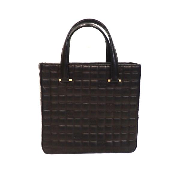 CHANEL Th993831 シャネル チョコバー ラムスキン トートバッグ  