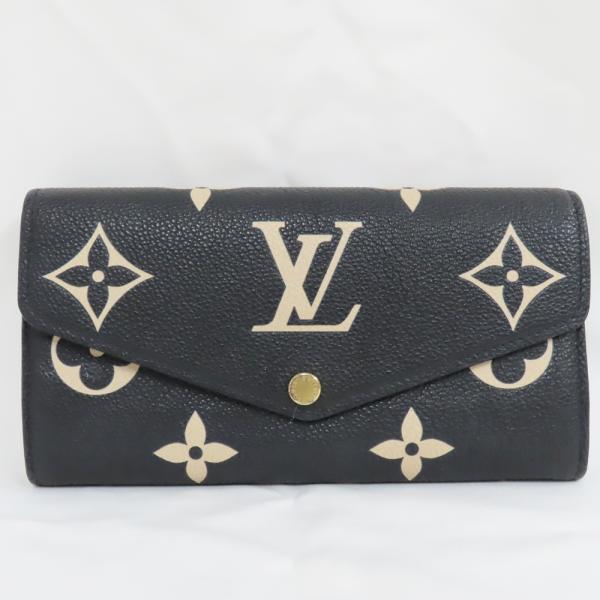 ルイ・ヴィトン 長財布 バイカラー モノグラム アンプラント ポルトフォイユ・サラ M80496 Ts610641 中古 LOUIS VUITTON（ルイ・ヴィトン） Ts610641 長財布 ポルトフォイユ