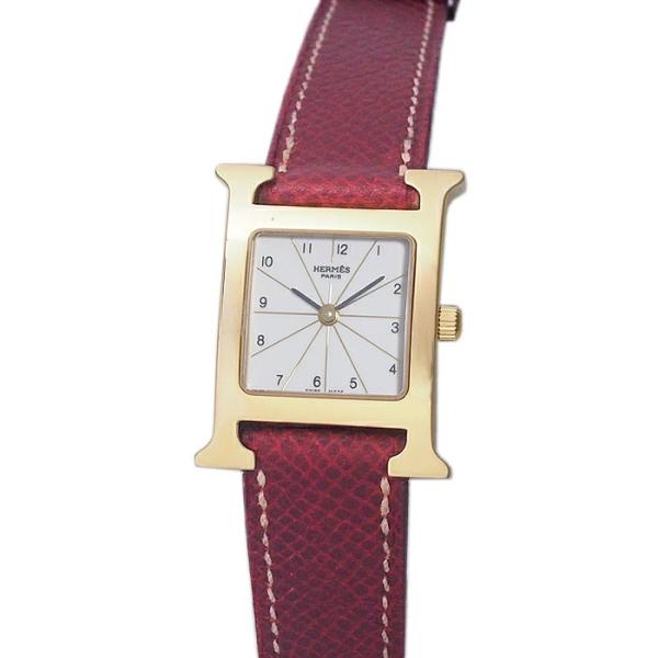 ⭐︎値下げ⭐︎【新品電池】HERMES/エルメス/Hウォッチ/HH1.201/ 新品)HERMES エルメス Hウォッチ HH1.201.131/SW931 ゴールドプレー