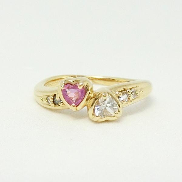 送料無料】ヴァンドーム VENDOME K18 ピンクサファイア ホワイト