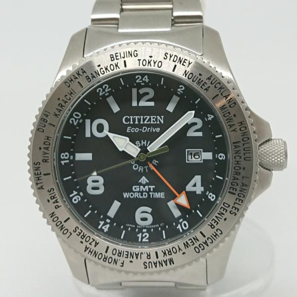送料無料】シチズン CITIZEN プロマスター GMT ワールドタイム エコ