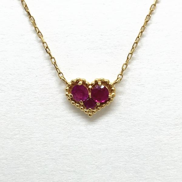 送料無料】サマンサティアラ Samantha Tiara K18 ルビー ハート 