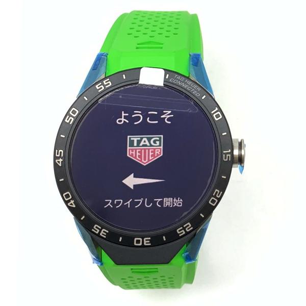 タグホイヤー　コネクテッド　モジュラー　　SAR8A80 メンズ腕時計 新品)TAG HEUER タグ・ホイヤー コネクテッド ホワイトラバー