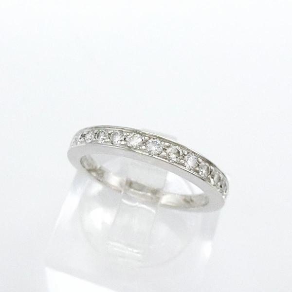 ◇ティファニー◇新品仕上済 チャネルセッティング ハーフ ダイヤ リング 950 TIFFANY&Co.（ティファニー） 美品 ダイヤ ハーフエタニティ チャネル