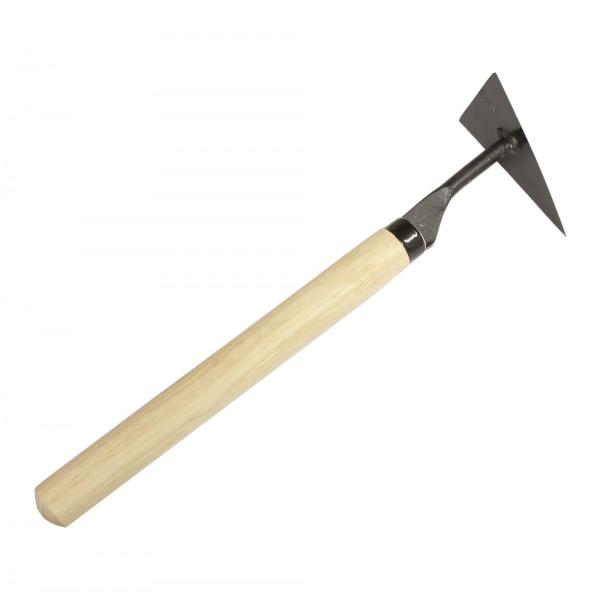 全長：約280mm柄の長さ：約210mm刃部サイズ：長さ約80mm×幅57mm重量：約120g刃：片刃材質：刃部/複合材、柄/天然木