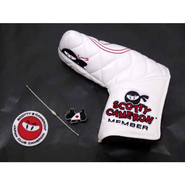 【未使用 S品】 SCOTTY CAMERON スコッティキャメロン 2023 メンバー限定 忍者 ピン型 パター用ヘッドカバー 未使用 S品】【希少】 SCOTTY CAMERON スコッティキャメロン 2023