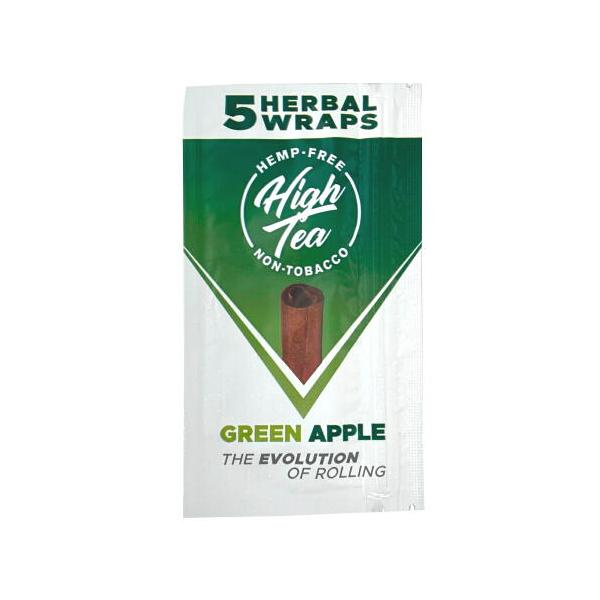 High Tea ハーバルラップ ペーパー 巻紙 5枚入り グリーンアップル 喫煙具 手巻き メール便250円対応