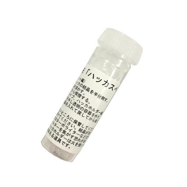 メール便なら送料250円■天然由来 ハッカ スペア 結晶シガレットに使用する場合は結晶をフィルターに半分ほど刺しライターであぶり溶かす。10秒ほど待って喫煙する。