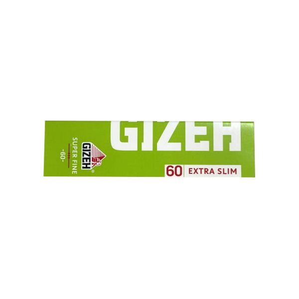 GIZEH ギゼ エクストラスリム スーパーファイン 手巻きタバコペーパー 60枚入り シャグ 【メール便250円対応】