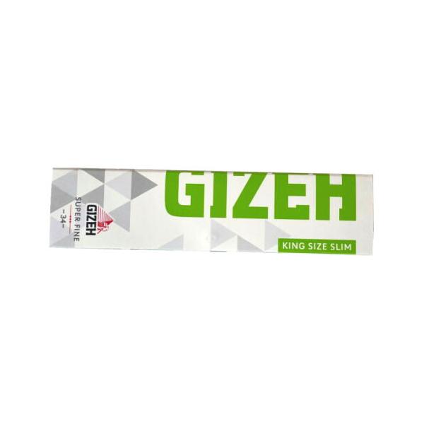 ギゼ キングサイズ スリム スーパーファイン 手巻きタバコペーパー  34枚入り GIZEH シャグ メール便250円対応