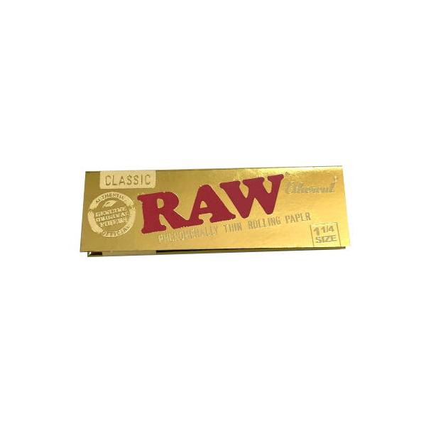 RAW　ロー 手巻き用 クラシック・エスリールペーパー １1/4 シャグ 喫煙具 ロウ【メール便250円対応】