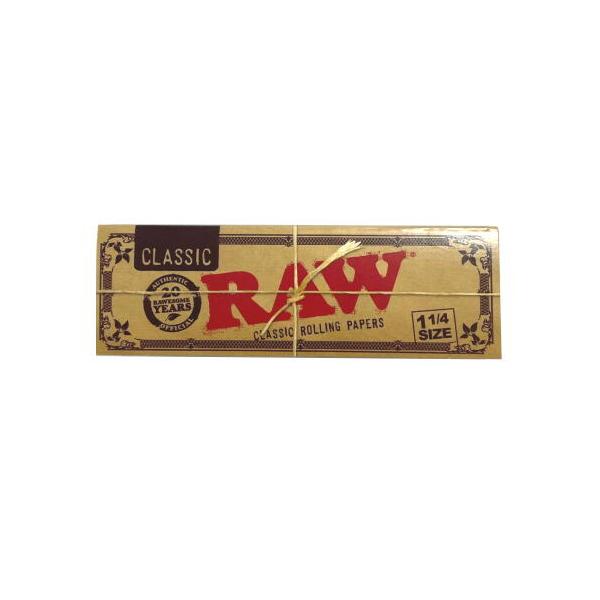 RAW ロー 手巻き用クラシックローリングペーパー 1 1/4 ワンクォーターサイズ シャグ 喫煙具 ロウ  メール便250円対応