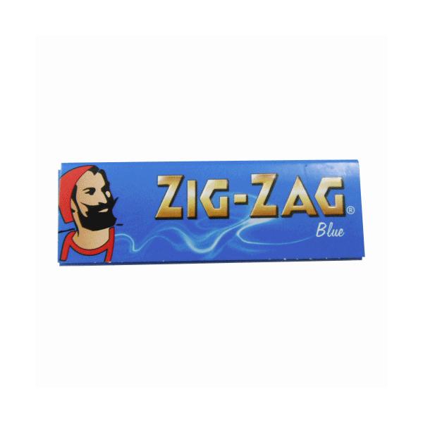 ジグザグ 巻きたばこ用ペーパー 50枚入り ブルー スローバーニング シングル ZIG-ZAG シャグ メール便250円対応