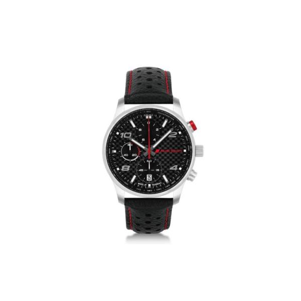 Audi sport  メンズウォッチ アウディ Audi Sport クロノグラフ Carbon メンズ（シルバー