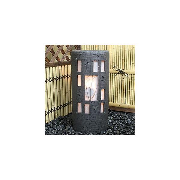 未使用品】壱彦 信楽焼 風鈴 照明 風の水琴洞夢 ふくろう ak-0064