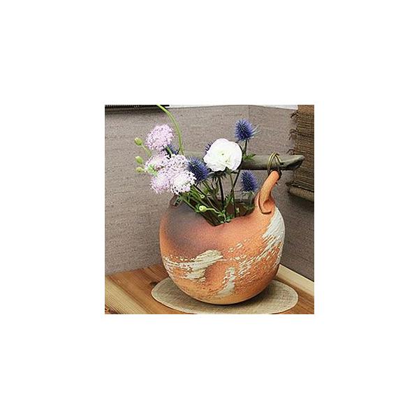 信楽焼 ほおづき花器 和風 癒し 壷 つぼ 花瓶 花器 陶器 花入れ