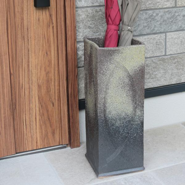 傘立て 陶器 おしゃれ 信楽焼 かさたて 和風 傘入れ モダン 玄関 新築