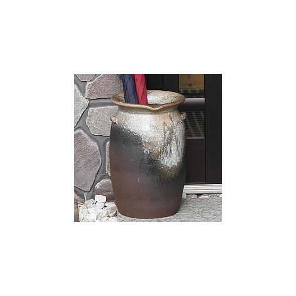 傘立て 陶器 おしゃれ 信楽焼 かさたて 和風 傘入れ モダン つぼ型