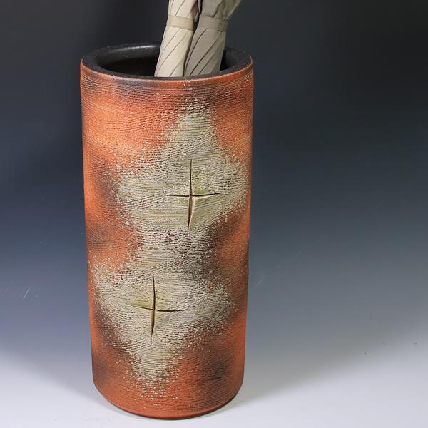 傘立て 陶器 おしゃれ 信楽焼 かさたて 和風 傘入れ モダン シンプル