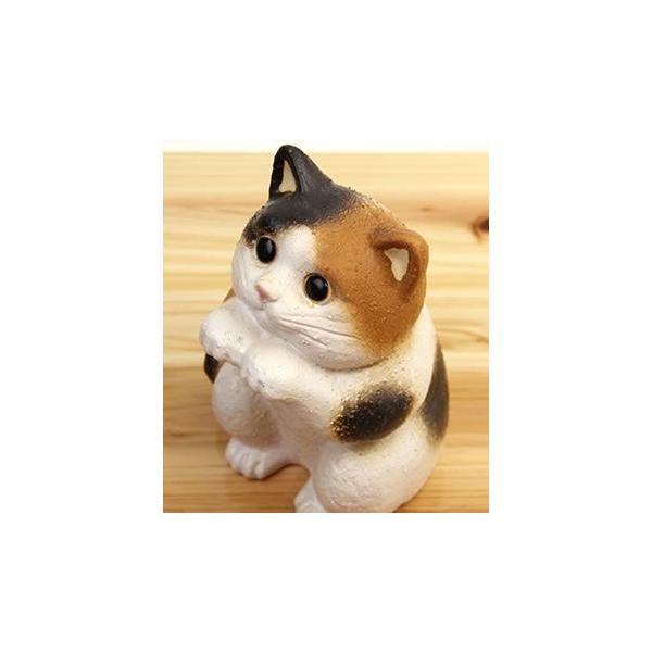 信楽焼 猫 置物 可愛い 陶器 ネコ ギフトなねこ ok-0027 /【Buyee 