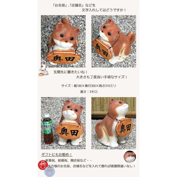信楽焼 表札犬 いぬ置物 文字入れ出来る犬置物 イヌ 陶器 柴犬 信楽 柴イヌ インテリア 名入れ ネーム入れ Ok 0047 Buyee Buyee 提供一站式最全面最专业现地yahoo Japan拍卖代bid代拍代购服务 Bot Online