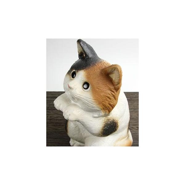 信楽焼 猫 置物 可愛い 陶器 ネコ ねこ 置物 しがらき インテリア 
