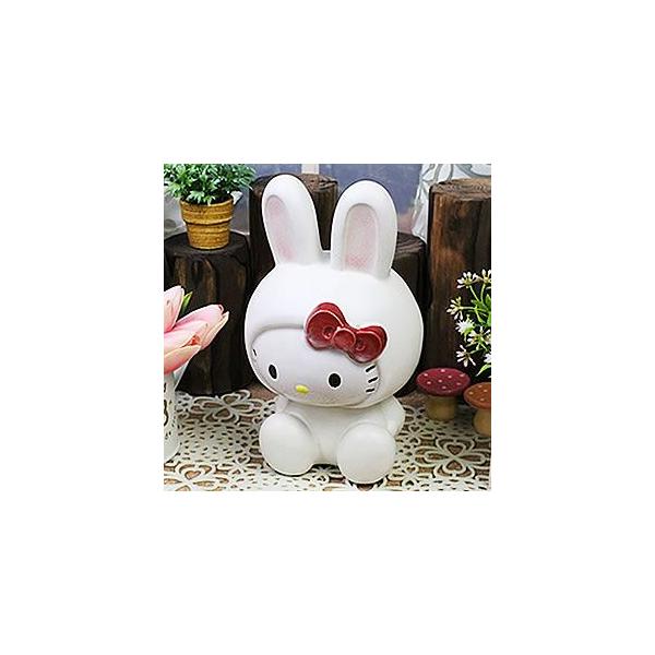信楽焼 ハローキティうさぎ うさぎ 陶器ウサギ 置物 焼き物 信楽焼 ハローキティうさぎ うさぎ 陶器ウサギ 置物 焼き物