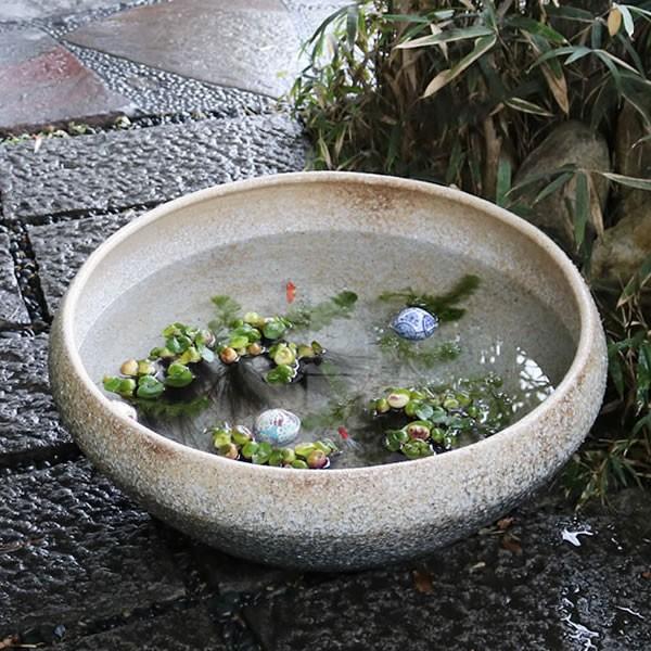 睡蓮鉢 メダカ鉢 白立刻線水鉢<br> 信楽焼 めだか鉢 水鉢 金魚鉢 睡蓮鉢 メダカ鉢 白立刻線水鉢<br> 信楽焼 めだか鉢 水鉢 金魚鉢