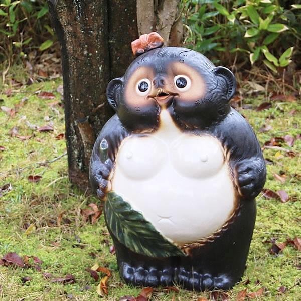 信楽焼 18号メス狸 たぬき タヌキ 開運 縁起物 可愛い 陶器 商売 信楽焼 18号メス狸 たぬき タヌキ 開運 縁起物 可愛い 陶器 商売