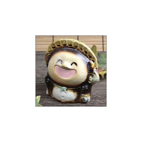 信楽焼 たぬき 置物 置き物 陶器 タヌキ 狸 信楽焼き しがらきやき 焼き物 ギフト 開運 新築祝 結婚祝 開店祝＜ 品名・品番 ＞信楽焼　4号笑福たぬき　ta-0160＜ サイズ・重量 ＞幅125×奥行95×高さ120ミリ　重さ0．4キ...