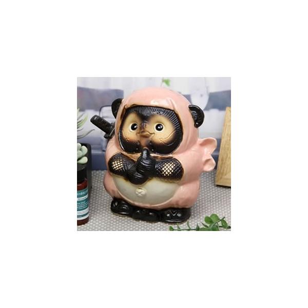 信楽焼 ドロン忍者狸 ピンク 福を呼ぶ縁起物たぬき タヌキ 陶器たぬき 狸 置物 狸 たぬき ニンジャ狸 Buyee Buyee 日本の通販商品 オークションの代理入札 代理購入