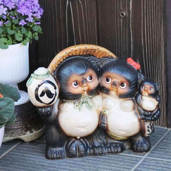 信楽焼 8号ファミリー狸 たぬき 狸 開運 縁起物 可愛い 商売繁盛 信楽焼 8号ファミリー狸 たぬき 狸 開運 縁起物 可愛い 商売繁盛