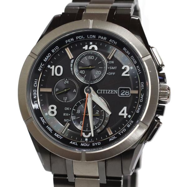 CITIZEN アテッサ ATTESA AT3850-51E チタン　ジャンク品 ATTESA（CITIZEN） シチズン アテッサ エコ・ドライブ(AT8165-51E)H800