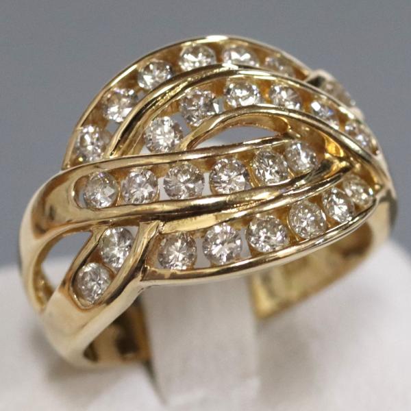 K18　天然ダイヤモンドリング　D1.00ct　サイズ12.5号　18金 K18ダイヤモンドリング D1.00 5.9g #12.5 : 鴫原質店 - 通販 - Yahoo