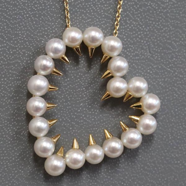 danger タサキ デインジャー ハート ネックレス パール 750 : 鴫原質店  