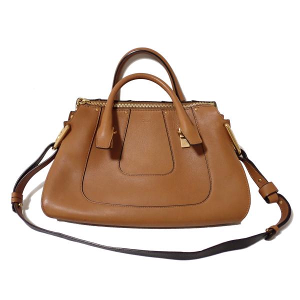 Chloe（クロエ） ヘイリー 2weyバッグ(3S1212-H5H)ブラウン カーフ 