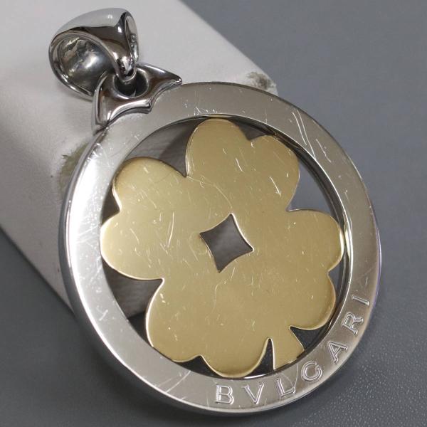 BVLGARI（ブルガリ） 750/SSトンドクローバーペンダントトップ 26.3g