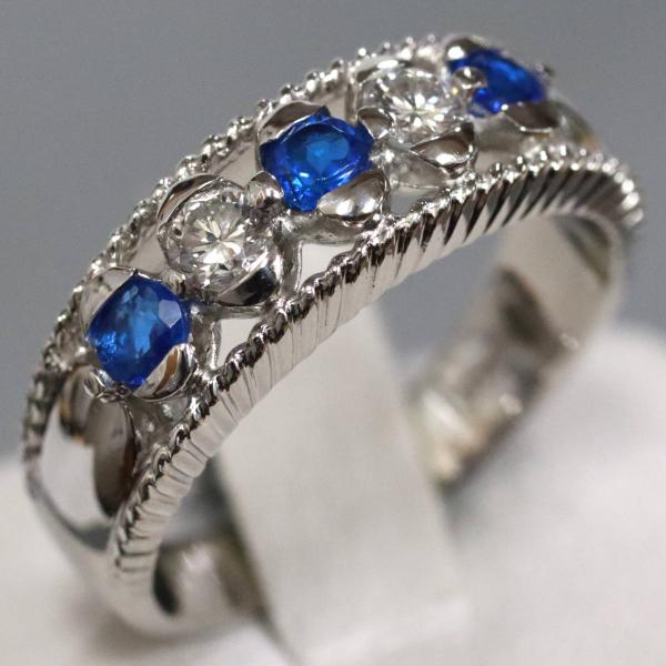 pt900 アウイナイトダイヤモンドリング 12.5号 pt900 アウイナイトダイヤモンドリング 12.5号