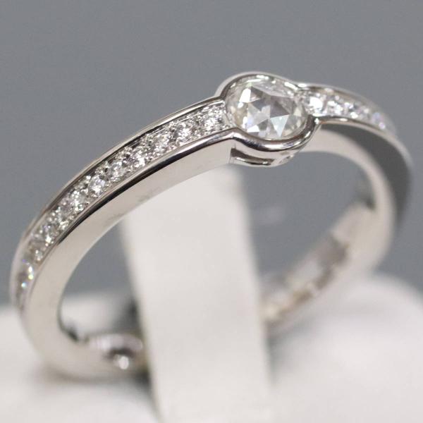 Pt900ローズカットダイヤモンドリング D0.80 4.6g #21 Parulu  