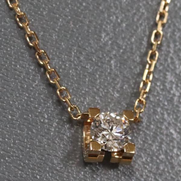 C DE CARTIER カルティエ Cドゥ ネックレス(CRN7424281)750PG D0.19