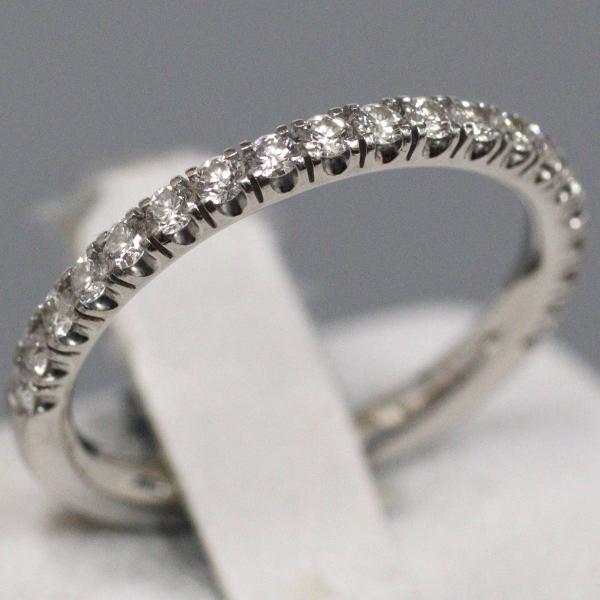 カルティエ ウェディングリング Pt950 #48 美品 指輪 私的刻印あり ETINCELLE DE CARTIER カルティエ Pt950 エタンセル ドゥ ウェディング