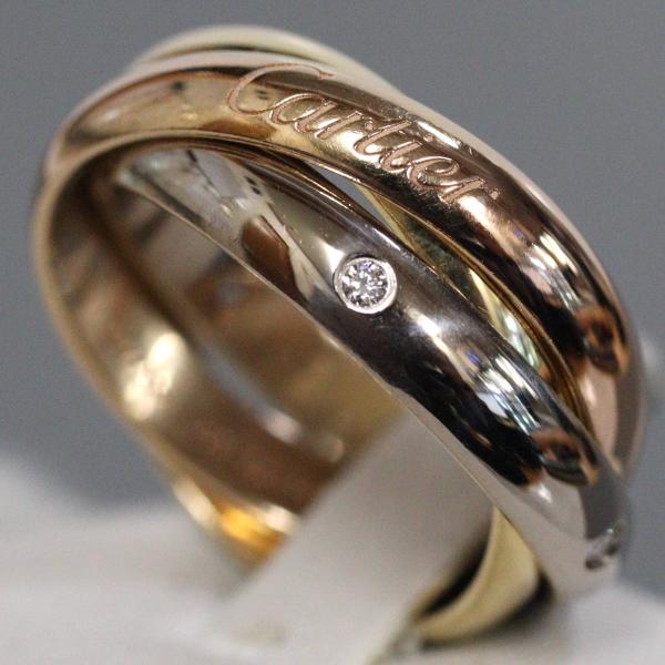 TRINITY（Cartier） カルティエ 750トリニティリング 5PD 9.8g #11(#51