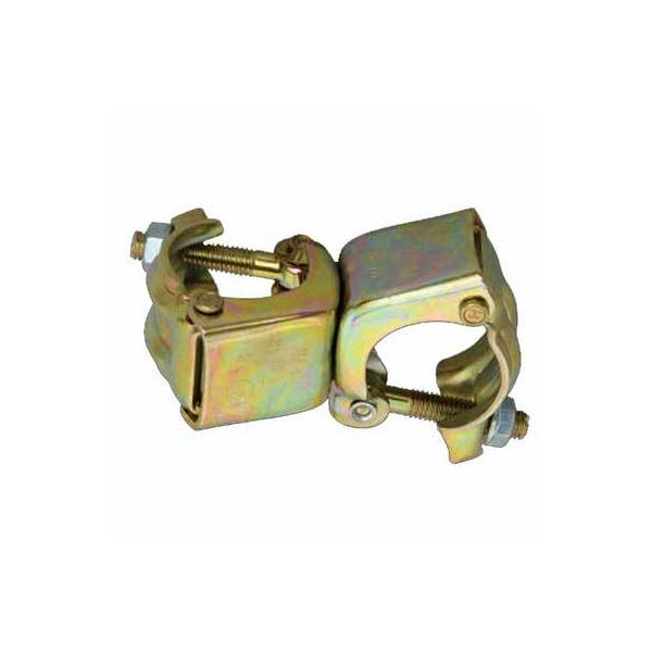 単管と単管をつなぐための直交(固定)型クランプです。(社)仮設工業会認定品。●規格：Φ48.6・Φ42.7パイプ兼用●重量：0.7kg