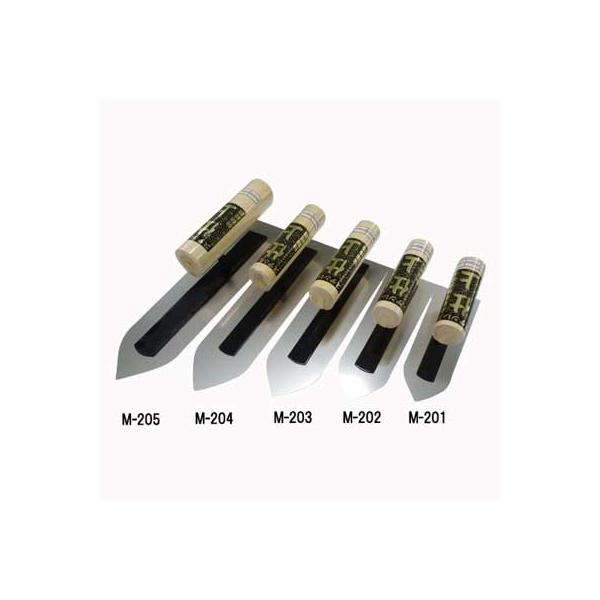 ステンレス仕上鏝(180mm)　M-202【板厚0.3mm・仕上げ・左官コテ】